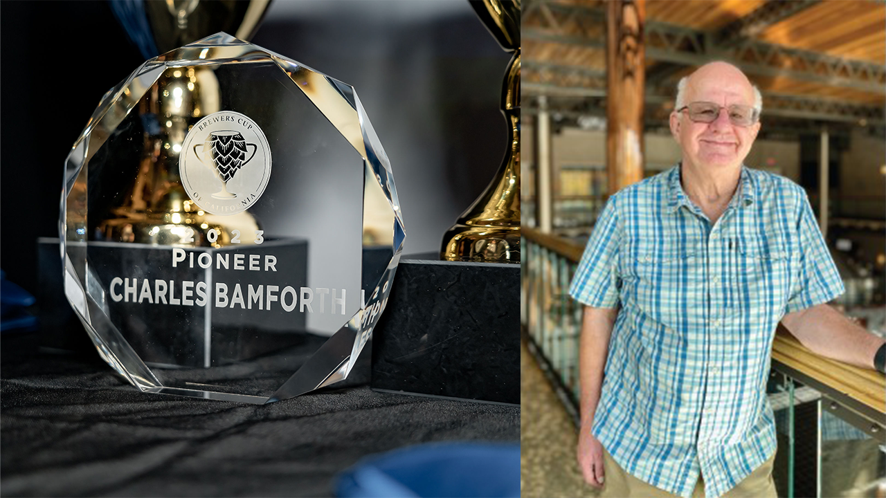 Bamforth is 2023 Craft Beer Pioneer UC Davis Brewing Program